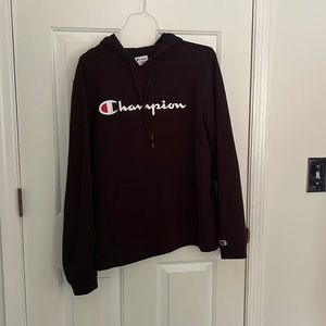 BLACK CHAMPIONS MENS HOODIE MEDIUM (NEVER WORN) SHIP TODAY